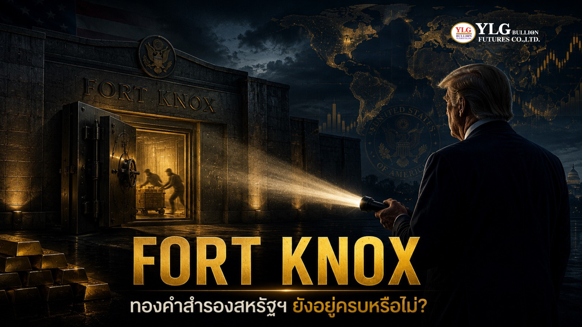 Fort Knox คลังทองคำที่ใหญ่ที่สุดของโลก กับคำถามที่ยังไม่มีใครตอบได้ว่า “ทองยังอยู่ครบหรือไม่?”